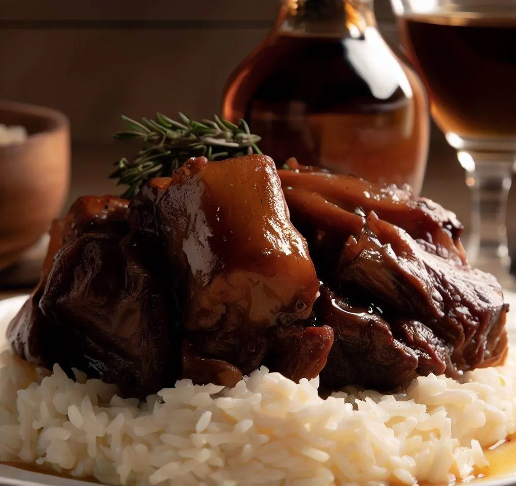 rabo de toro al moscatel