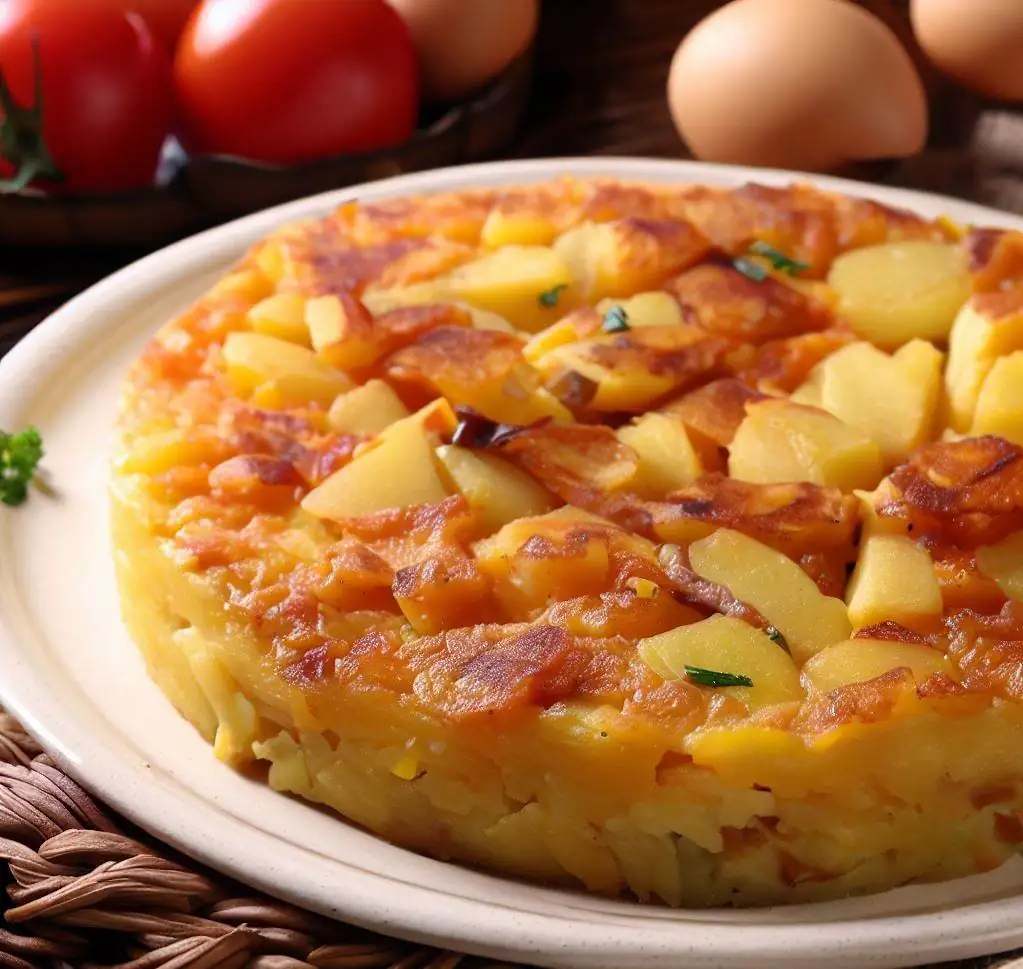 tortilla de patata con cebolla